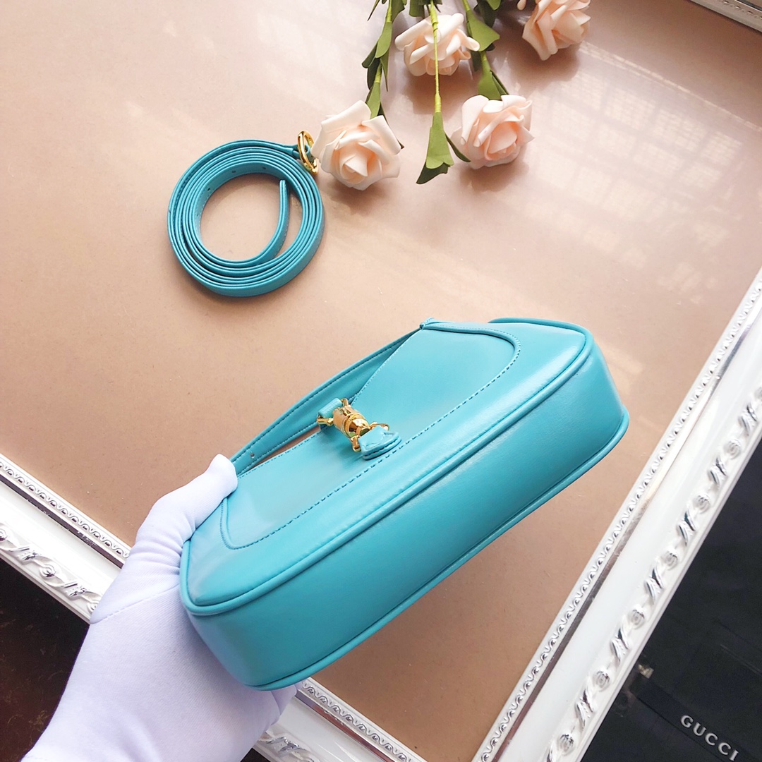 Replica Gucci Jackie 1961 Mini Shoulder Bag 637092 Black/White/Red