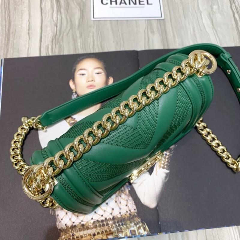 Replica Chanel Calfskin Small Boy Chanel Handbag A67085