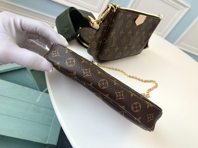 Replica Louis Vuitton Multi Pochette Accessoires-M44813 Green/Pink/Blue