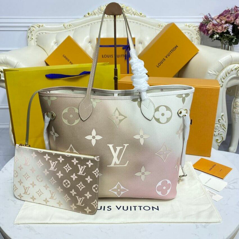 Replica Louis Vuitton Neverfull Mm M59859 Sunset Kaki
