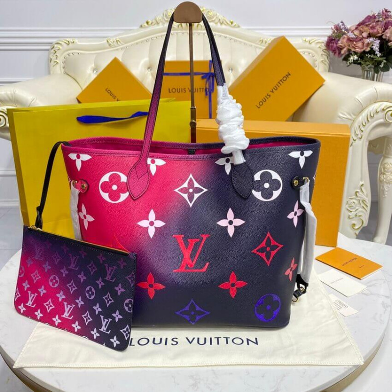 Replica Louis Vuitton Neverfull Mm M20511 Midnight Fuchsia
