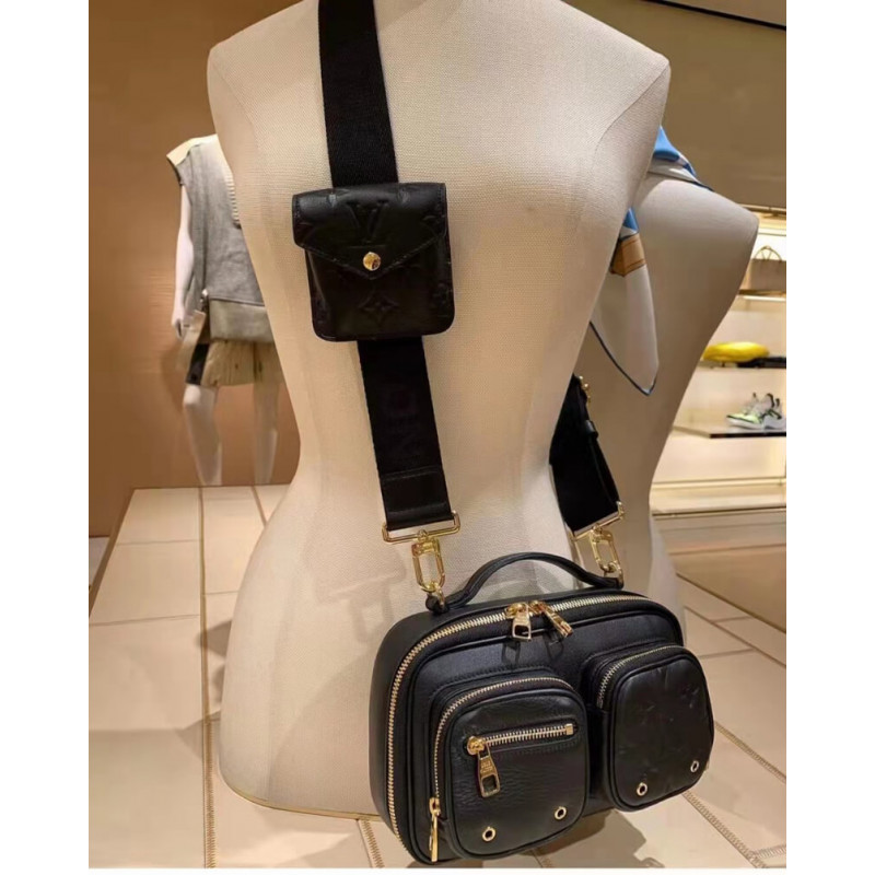 Replica Louis Vuitton Calfskin Leather Utility Crossbody M80450