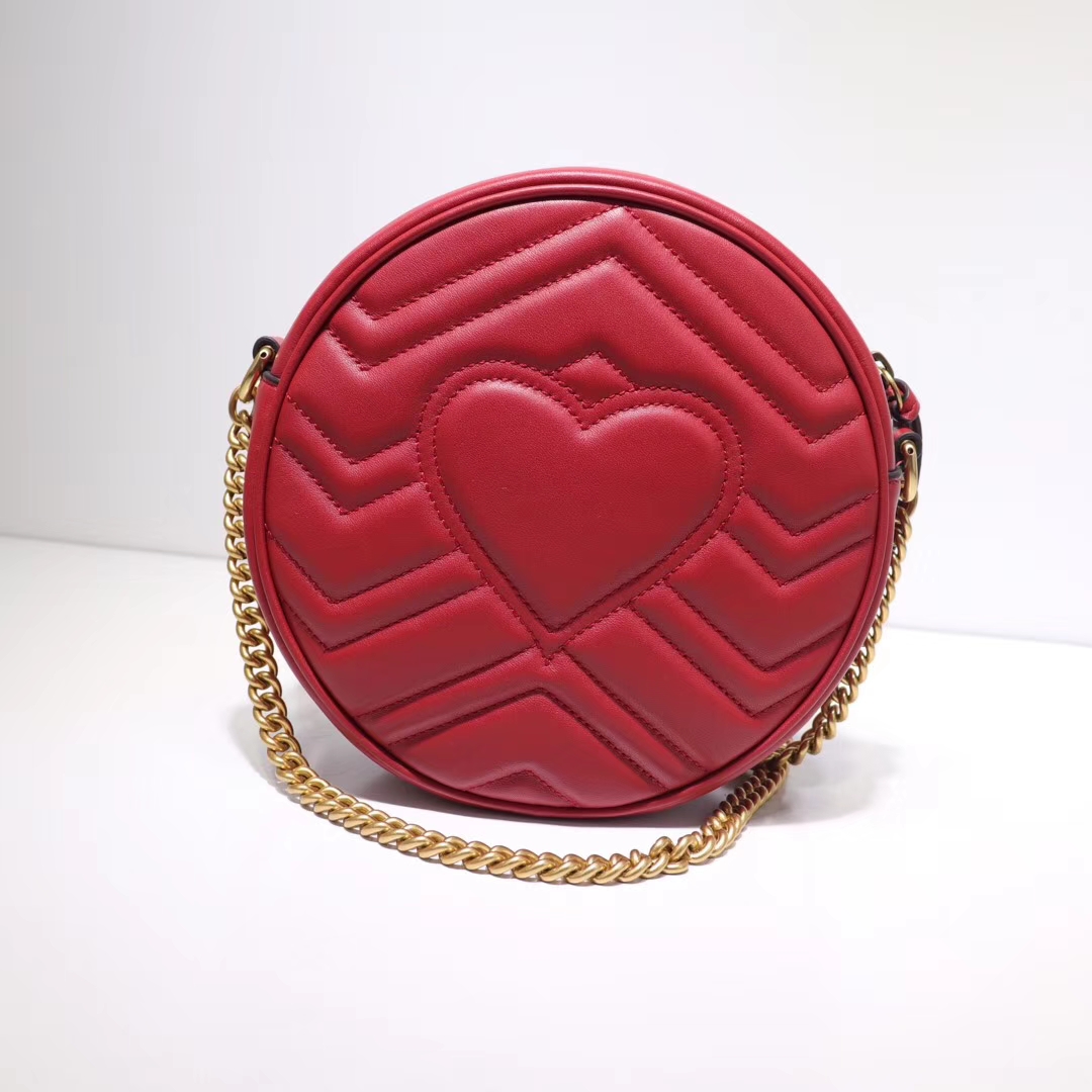 Replica Gucci Marmont Mini Round Shoulder Bag