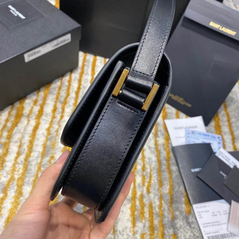 Replica Saint Laurent Ysl Solferino Small Satchel In Box Leather 634306