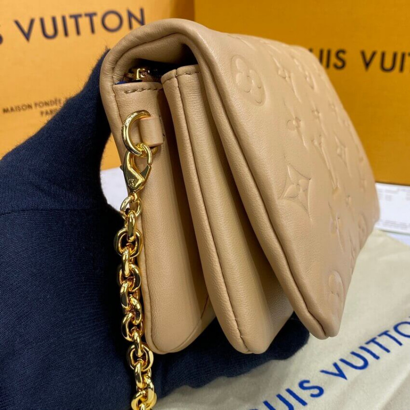 Replica Louis Vuitton Pochette Coussin M80818 Camel Brown