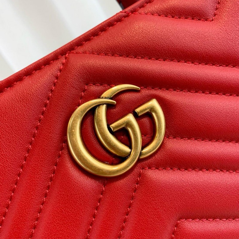 Replica Gucci Gg Marmont Small Matelasse Top Handle Bag 448054
