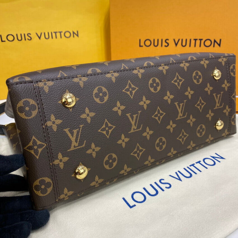 Replica Louis Vuitton Monogram Canvas Flower Tote M43550 Black