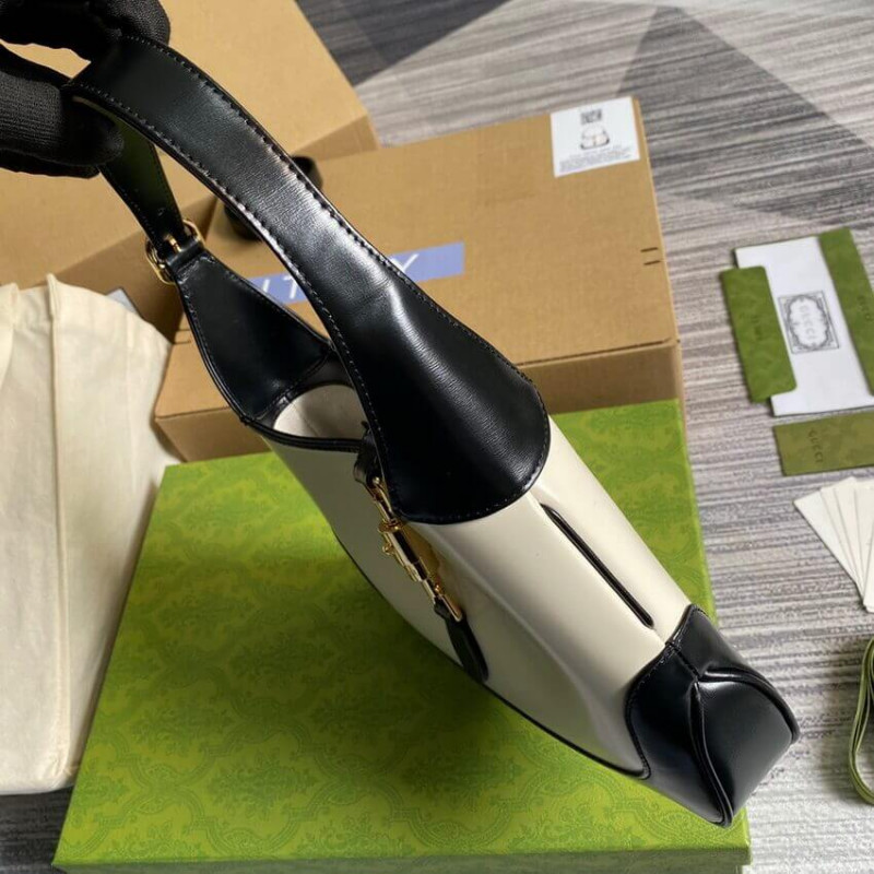 Replica Gucci Jackie 1961 Leather Small Shoulder Bag 636706