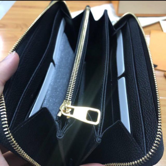 Replica Louis Vuitton Monogram Empreinte Leather Zippy Wallet M80481