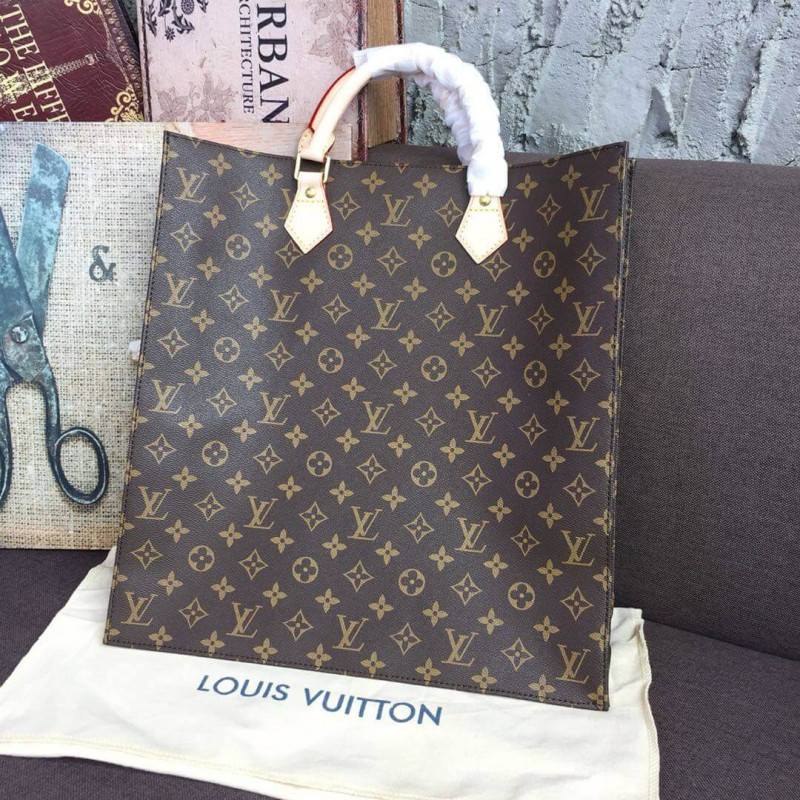 Replica Louis Vuitton Monogram Canvas Sac Plat Tote Bag M51140