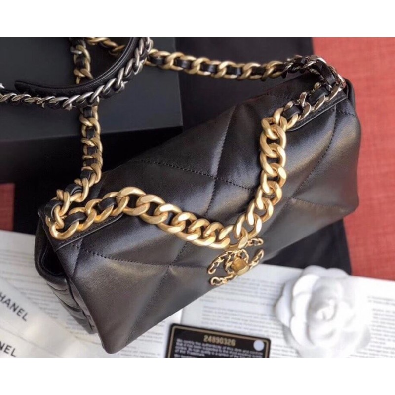 Replica Chanel 19 Lambskin Flap Bag As1160