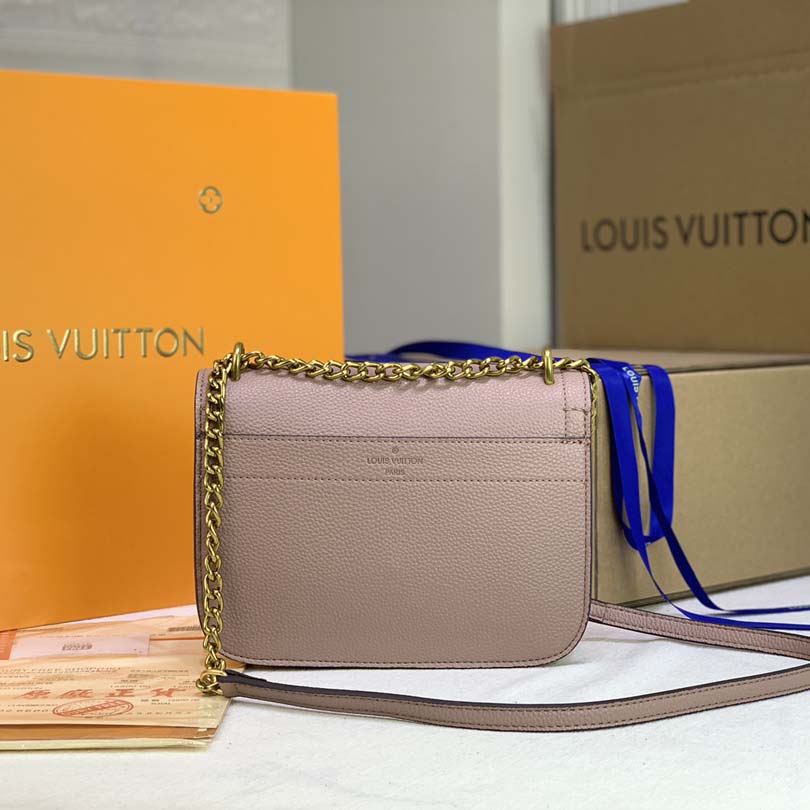 Replica Louis Vuitton Lockme Chain Pm Black/White/Pink