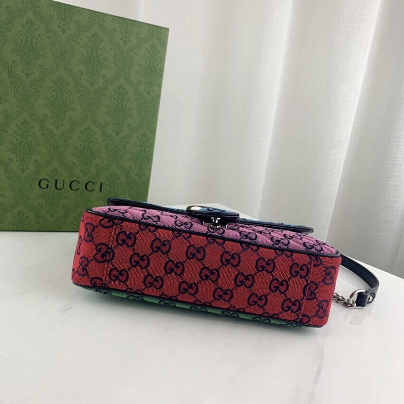 Replica Gucci Gg Marmont Multicolour Small Shoulder Bag 443497