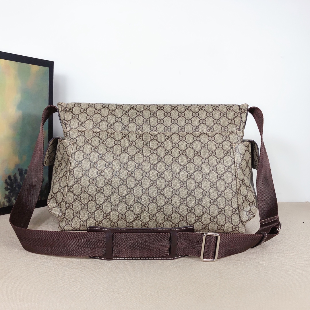 Replica Gucci Gg Plus Diaper Bag Black/Grey 211131