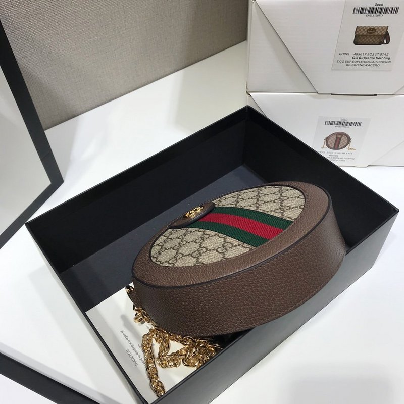 Replica Gucci Ophidia Mini Round Shoulder Bag
