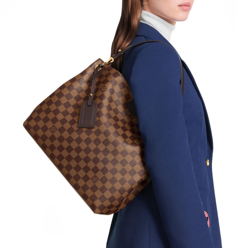 Replica Louis Vuitton Damier Ebene Canvas Graceful Pm N44044