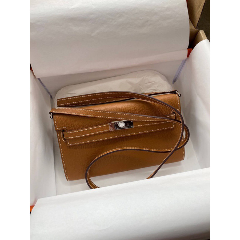 Replica Hermes Kelly Wallet To Go Woc 499041 Brown