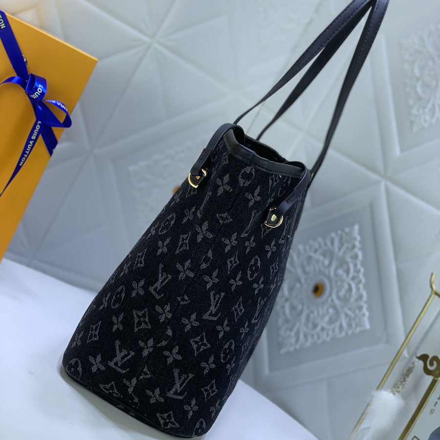 Replica Louis Vuitton Denim Materials Neverfull Mm
