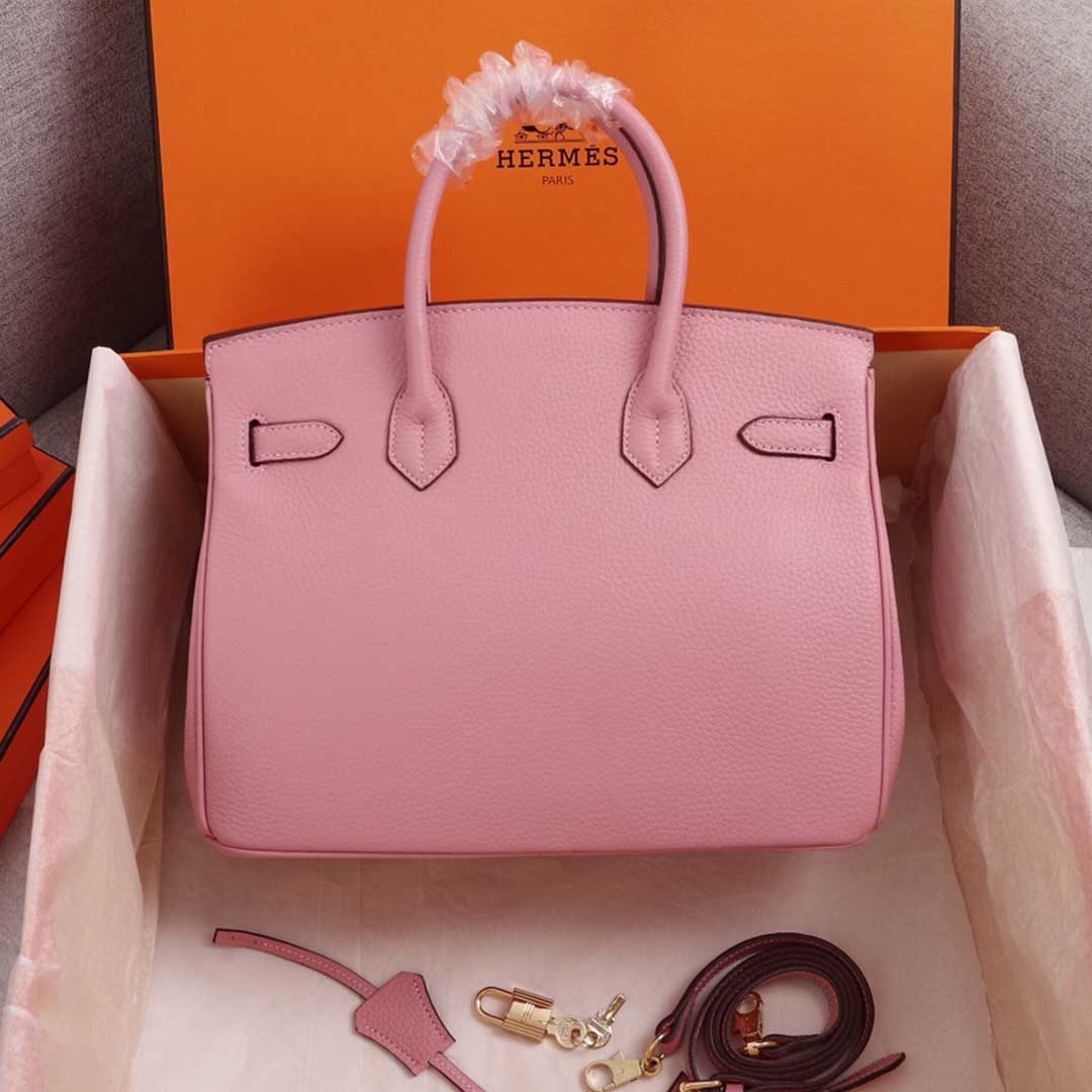 Replica Hermes Aaa-Birkin 25/30/35 Bag Black/White/Pink