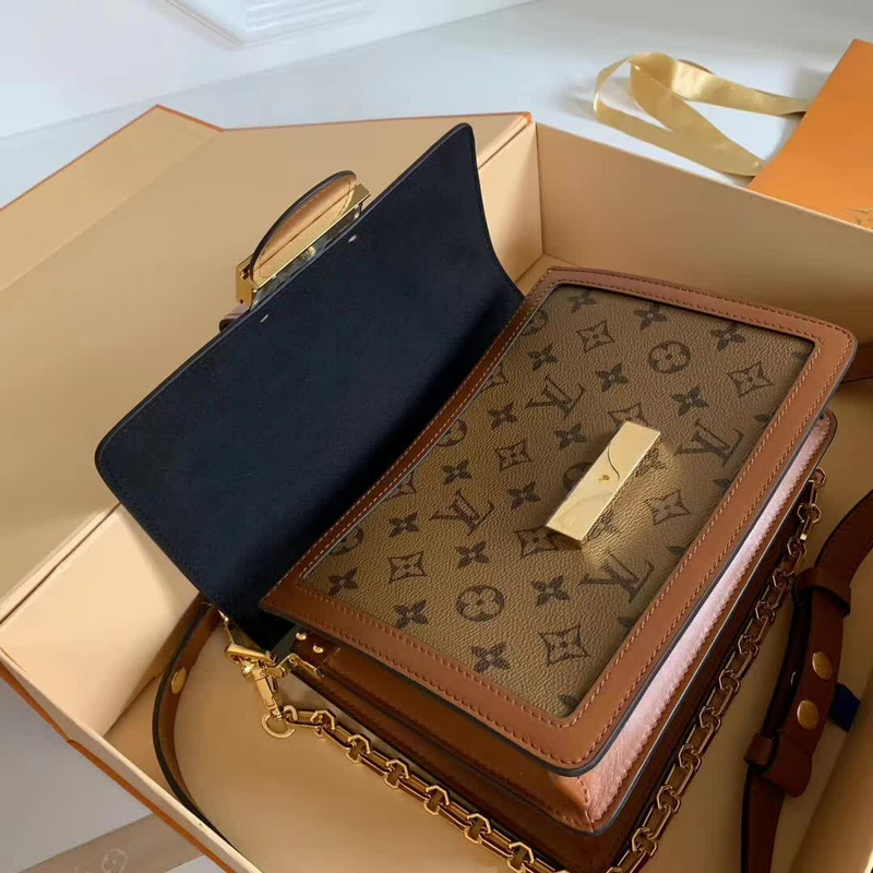 Replica Louis Vuitton Dauphine Mm/Mini Brown Mono