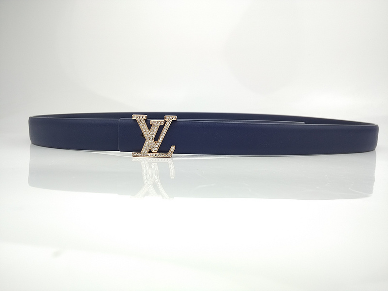 Replica Louis Vuitton Belt L187-75 25Mm Blue