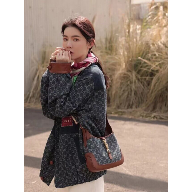 Replica Gucci Denim Jackie 1961 Small Shoulder Bag 636706