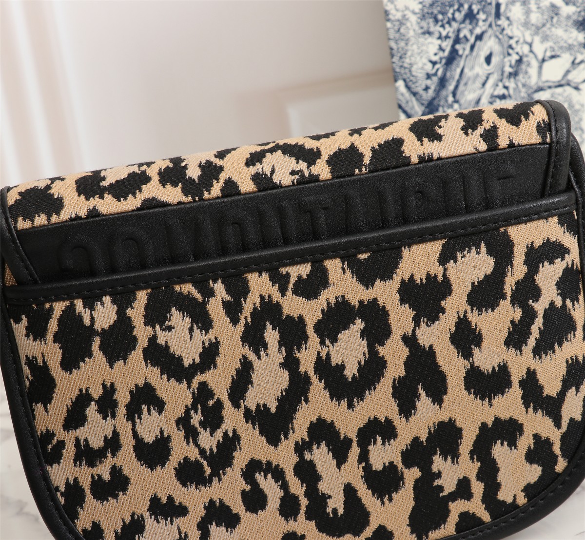 Replica Dior Leopard Medium Bobby Bag 22Cm