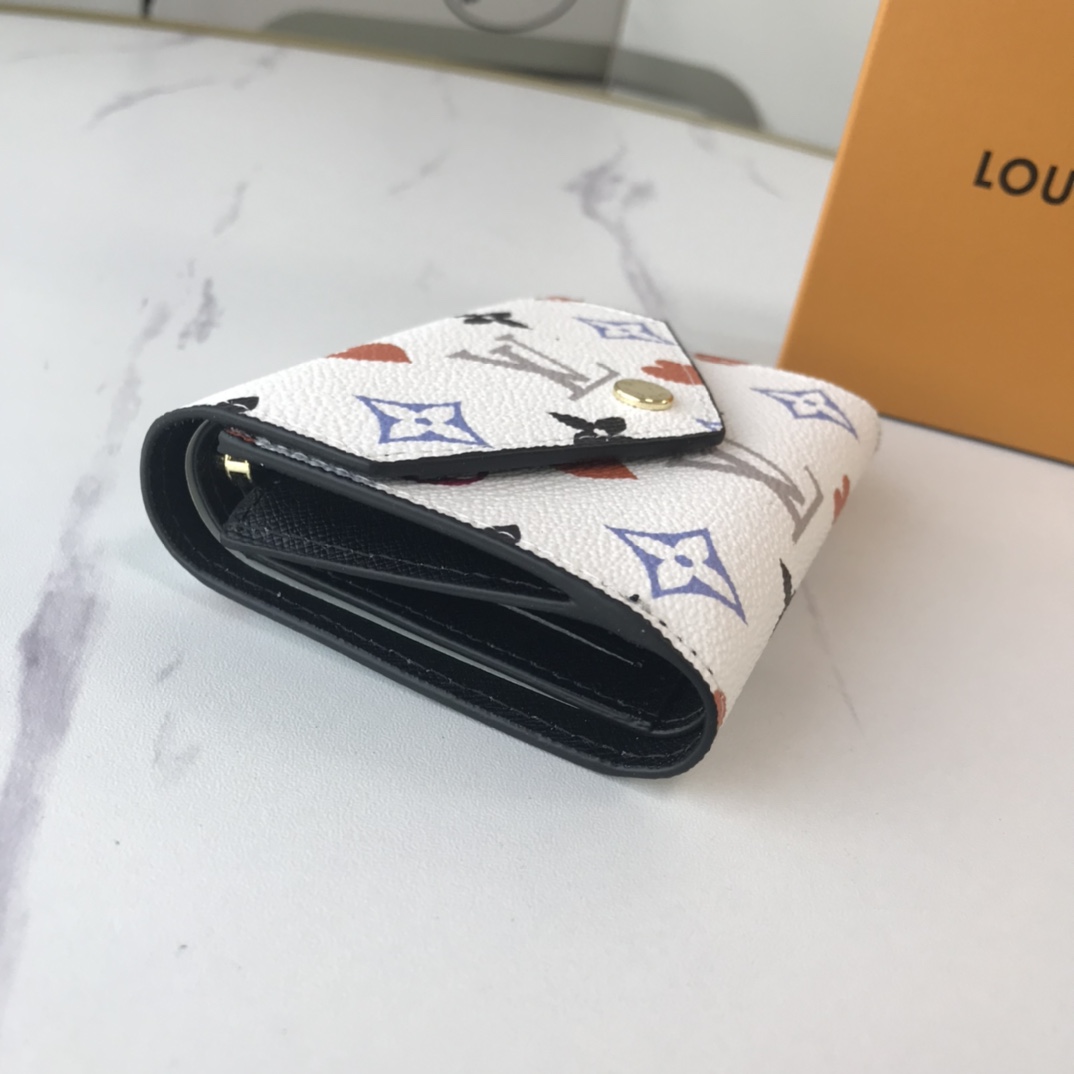Replica Louis Vuitton Aaa-Game On Zoe Wallet M41938 Black/White