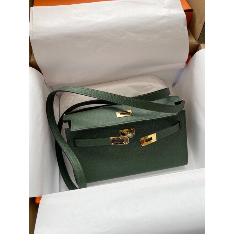 Replica Hermes Kelly Wallet To Go Woc 499041 Army Green
