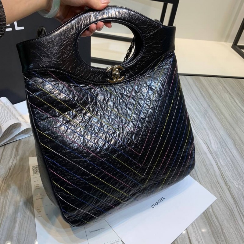 Replica Chanel Crumpled Calfskin Chanel 31 Shopping Bag 0091