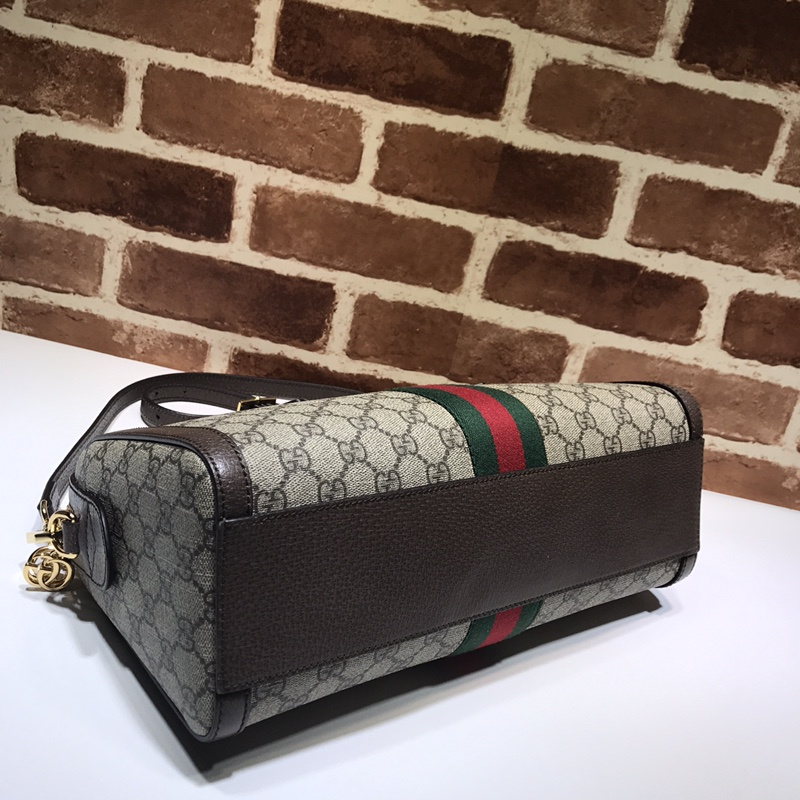 Replica Gucci Ophidia Medium Top Handle Bag Beige