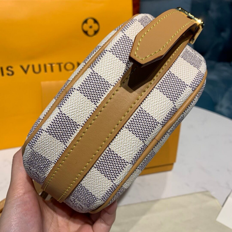 Replica Louis Vuitton Damier Azur Boite Chapeau Souple Pm N40333