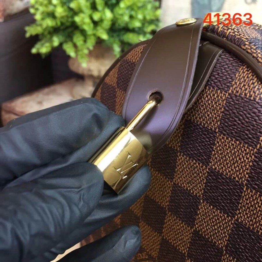 Replica Louis Vuitton Damier Ebene Canvas Speedy 35 N41363