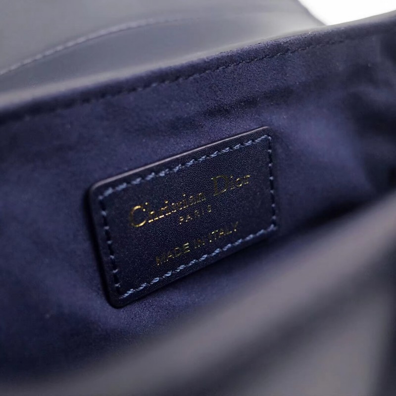 Replica Christian Dior Smooth Calfskin Mini Saddle Bag M0447