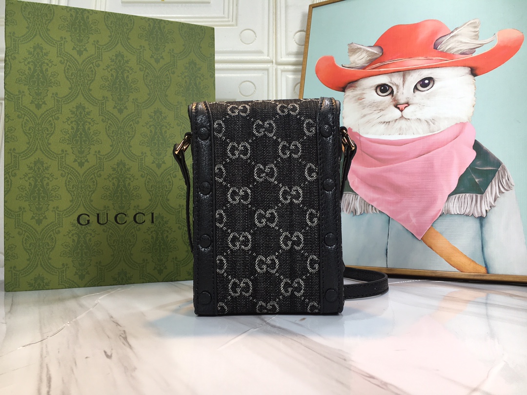 Replica Gucci Double G Horsebit 1955 Mini Bag
