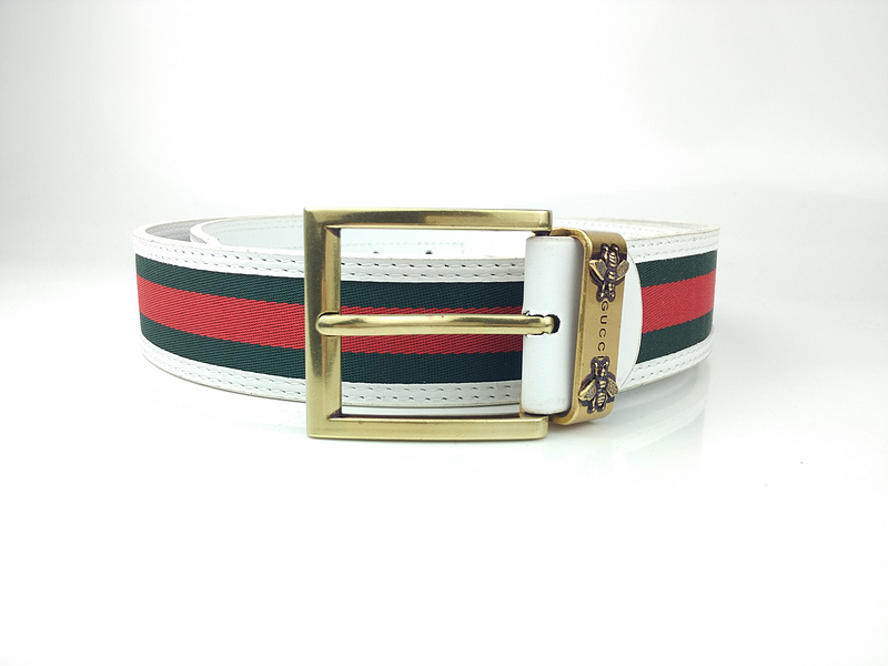 Replica Gucci Belt G332-75 White 38Mm