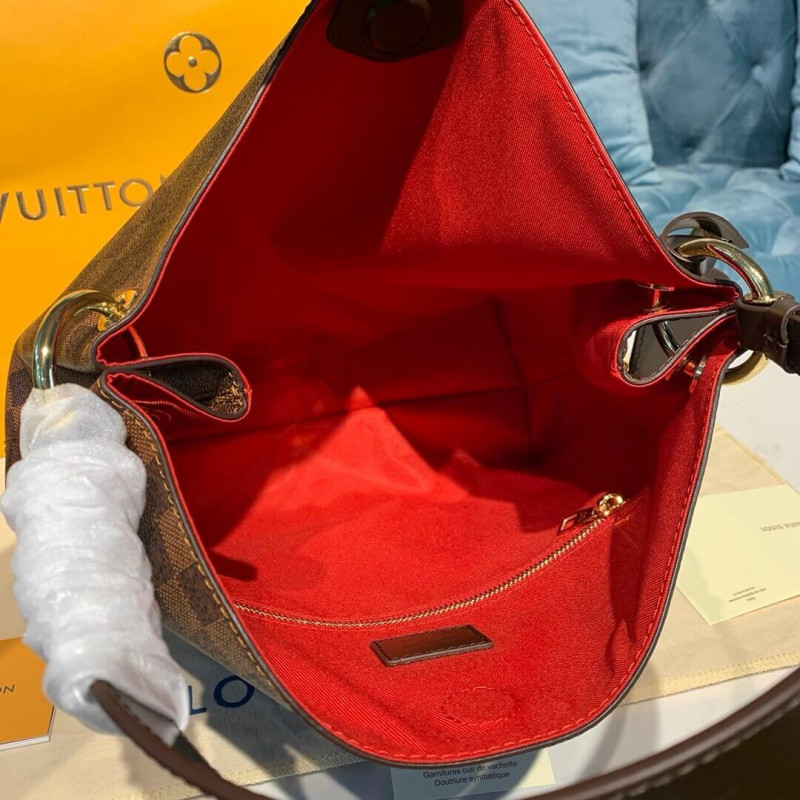 Replica Louis Vuitton Damier Ebene Canvas Graceful Pm N44044