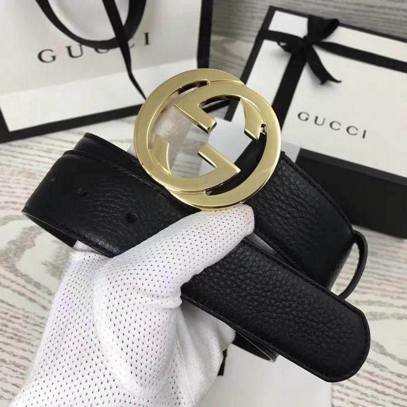 Replica Gucci Belt B2- Gold Buckle 40Mm