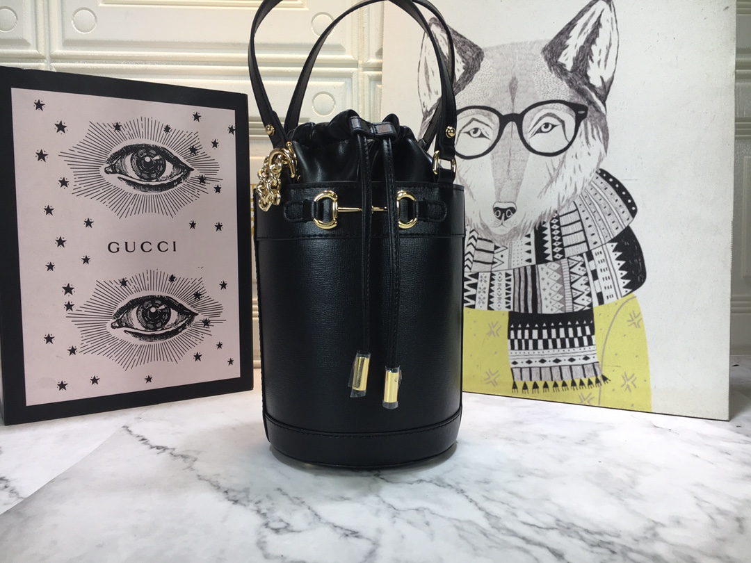 Replica Gucci Horsebit 1955 Small Bucket Bag 637115