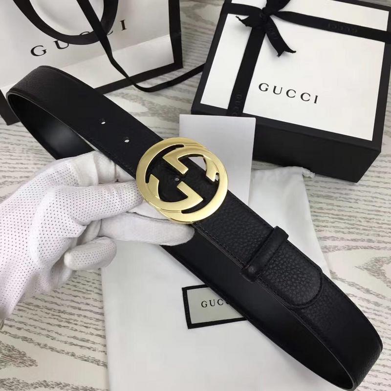 Replica Gucci Belt B2- Gold Buckle 40Mm