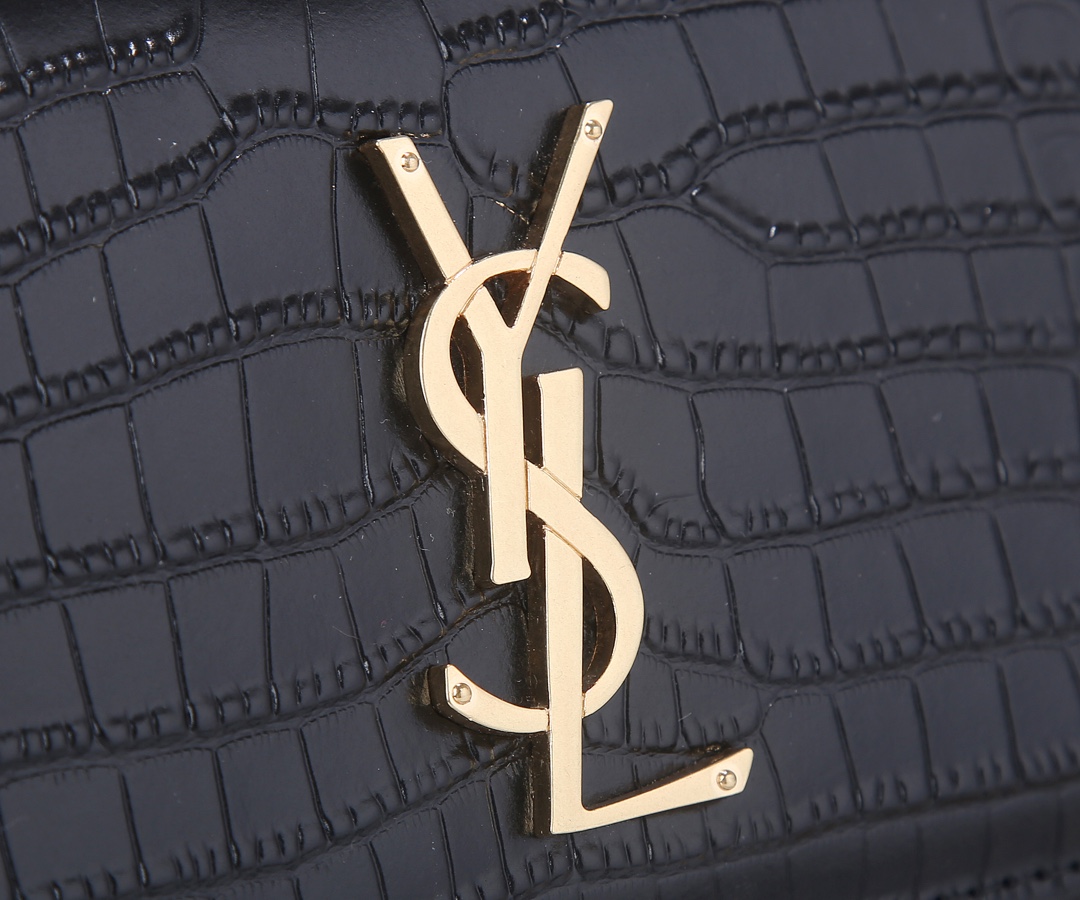 Replica Ysl Sunset Medium In Crocodile Embossed Shiny Leather 1737