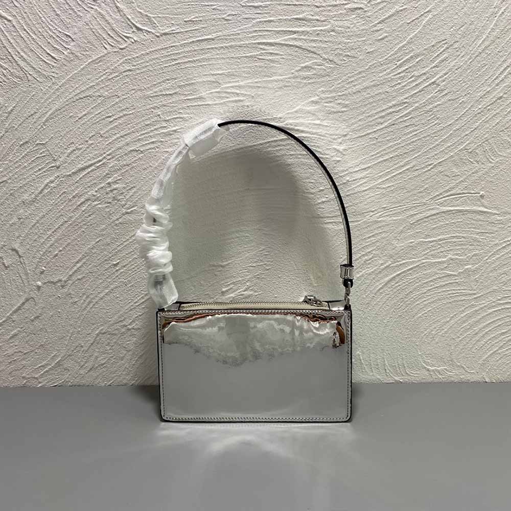Replica Prada Brushed Leather Mini-Bag 1Bc155