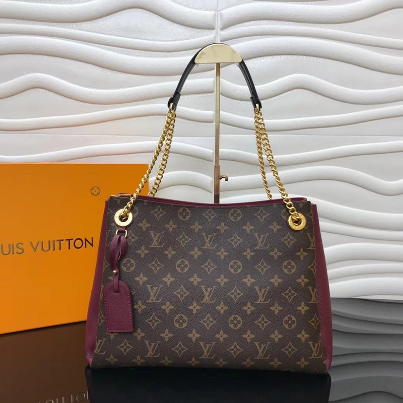 Replica Louis Vuitton Surene Mm-M43864 Wine Red 36Cm