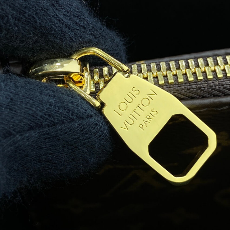 Replica Louis Vuitton Monogram Canvas Flower Tote M43550 Black