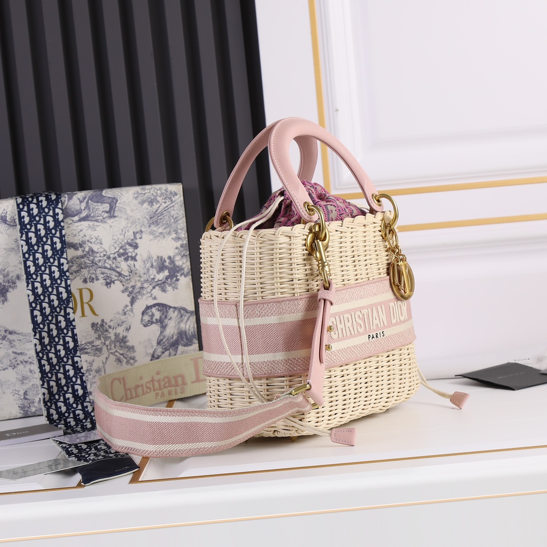 Replica Dior Lady D Bag-Pink