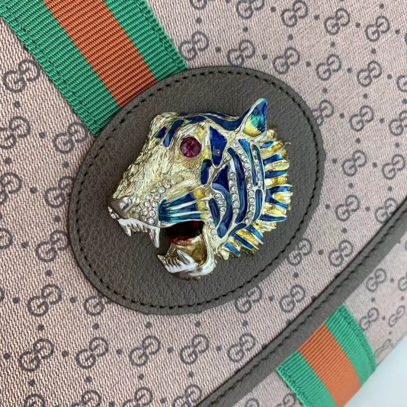 Replica Gucci Rajah Medium Shoulder Bag 564697 Coffee