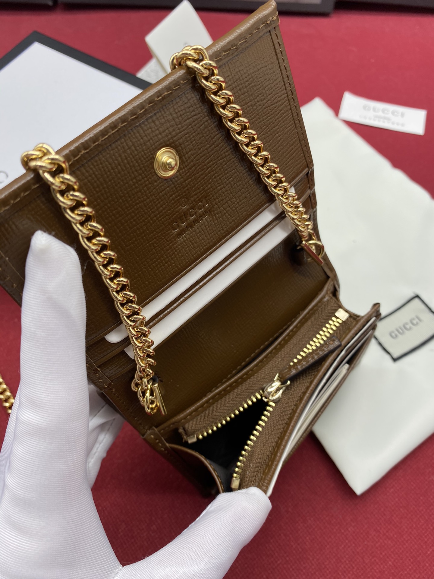 Replica Gucci Horsebit 1955 Card Case Wallet 621887