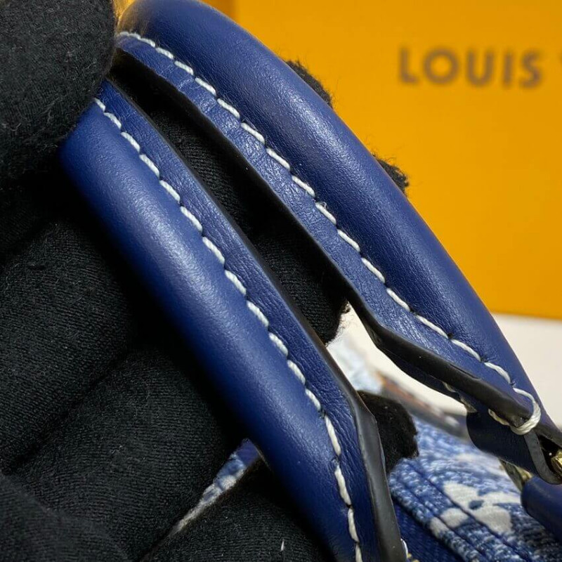 Replica Louis Vuitton Monogram Jacquard Denim Nano Speedy M81168 M81213