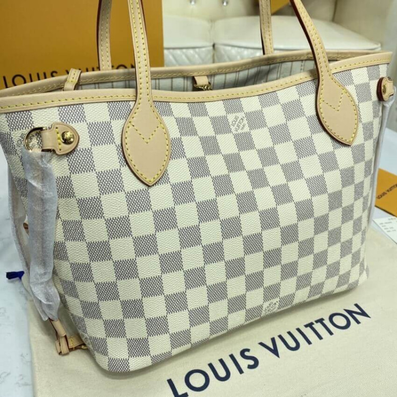 Replica Louis Vuitton Damier Azur Neverfull Pm N41362