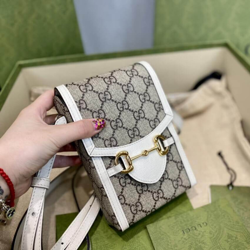 Replica Gucci Gg Supreme Horsebit 1955 Mini Bag 625615